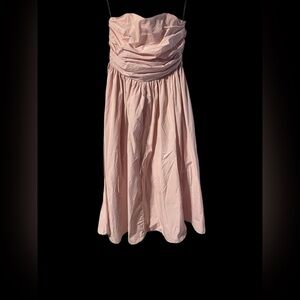 H&M Pink Strapless Dress